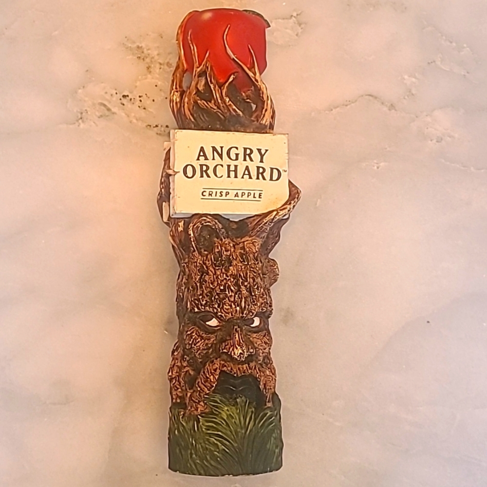 Vintage Angry Orchard 11" draft tap handle